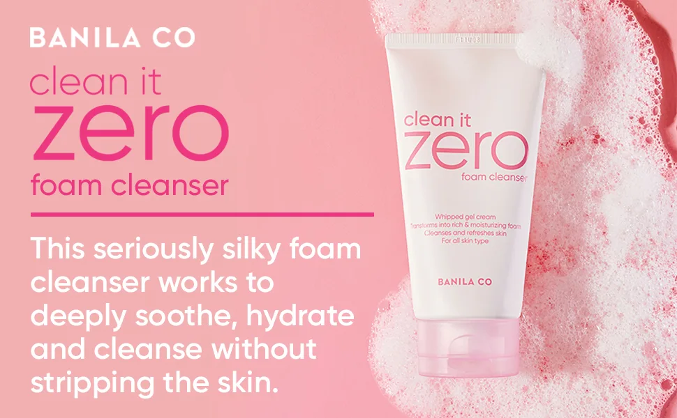 Banila Co. Clean It Zero Foam Cleanser 5.07 fl oz (150 ml) - clean it zero foam cleanser 1