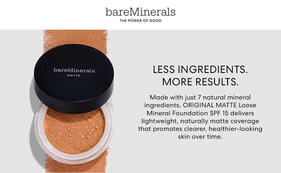 bareMinerals Matte Foundation SPF 15 Tan 19 0.21 oz (6 g) - bareminerals matte foundation