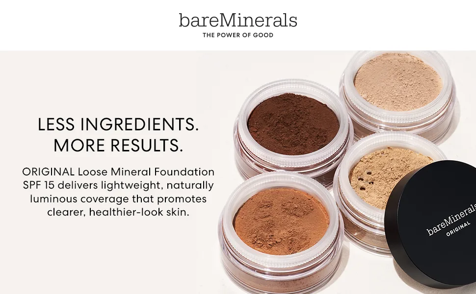 bareMinerals Original Foundation SPF 15 Golden Tan 20 0.28 oz (8 g) - bareminerals foundation original loose powder