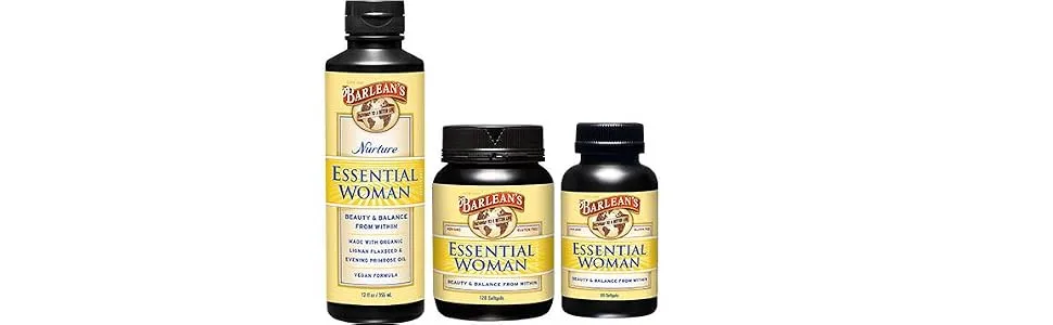 Barlean's Essential Woman Supplement 120 Softgels - Women