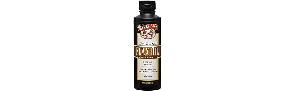 Barlean's Flax Oil for Animals 12 fl oz (355 ml) - product information 1