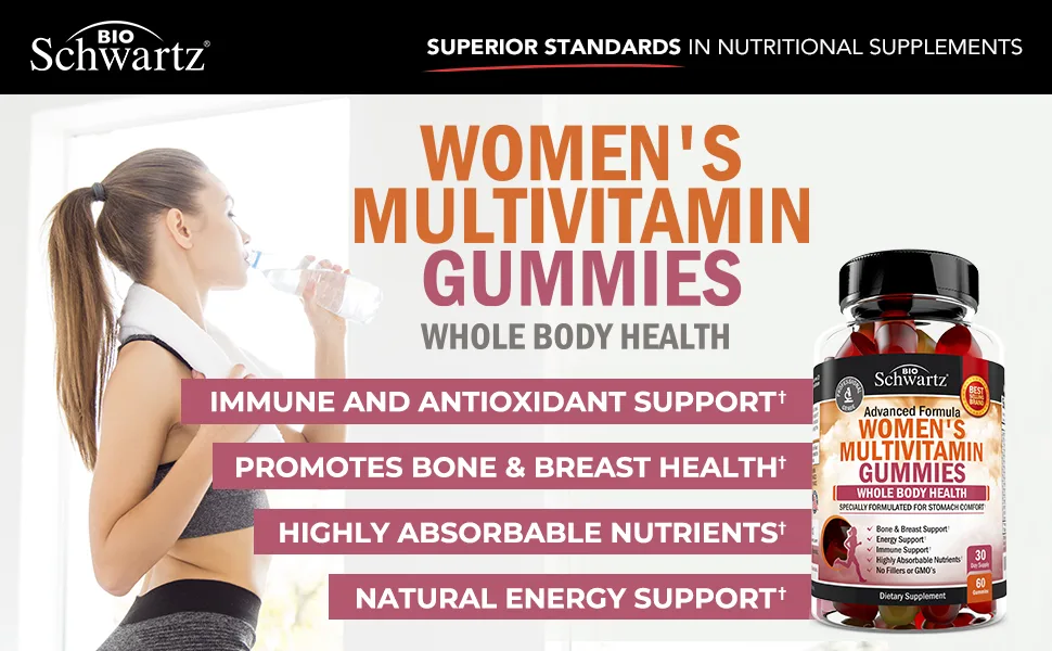 BioSchwartz Advanced Formula Women's Multivitamin Gummies 60 Gummies - BioSchwartz Multivitamin Gummy