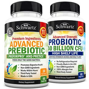 BioSchwartz Advanced Prebiotic 60 Veggie Capsules - product information 4