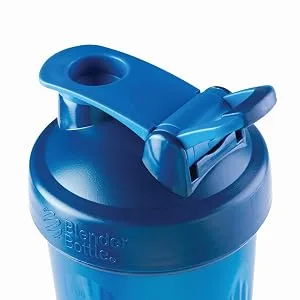 Blender Bottle ProStak Cyan 22 oz 650 ml - patent pending loop design