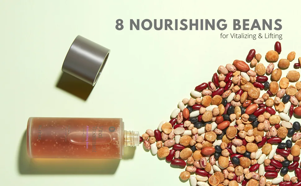 Blithe Vital Treatment 8 Nourishing Beans  5 fl oz (150 ml) - seed extract essence serum face facial dull skin blemish hydrate moisturizer serum liquid water