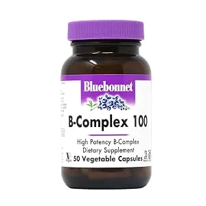 Bluebonnet Nutrition B-Complex 50 100 Vegetable Capsules - B-Complex 100