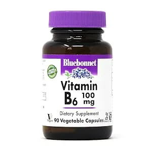 Bluebonnet Nutrition B-Complex 50 100 Vegetable Capsules - Vitamin B6