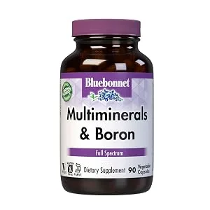 Bluebonnet Nutrition Calcium Magnesium Potassium 180 Caplets - Multiminerals & Boron