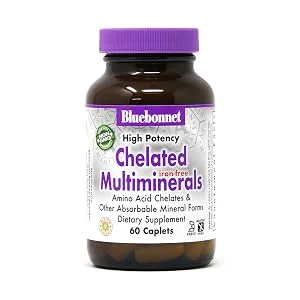Bluebonnet Nutrition Chelated Zinc 90 Vegetable Capsules - Chelated Multiminerals