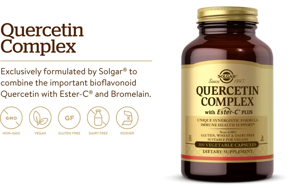 Bluebonnet Nutrition Super Quercetin 90 Vegetable Capsules - Solgar
