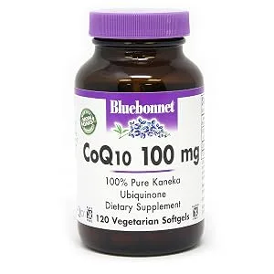 Bluebonnet Nutrition Ubiquinol Cellular Active CoQ10 50 mg 60 Vegetarian Capsules - CoQ10 100 mg