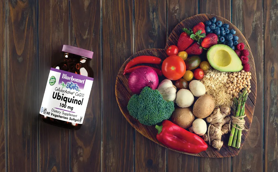 Bluebonnet Nutrition Ubiquinol Cellular Active CoQ10 50 mg 60 Vegetarian Capsules - Ubiquinol