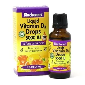 Bluebonnet Nutrition Vitamin A & D3 100 Softgels - Liquid Vitamin D3 5000 IU