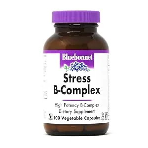 Bluebonnet Nutrition Vitamin B-6 200 mg 90 Vegetable Capsules - Stress B-Complex