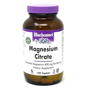 Bluebonnet Nutrition Zinc Picolinate 50 mg 100 Vegetable Capsules - Magnesium Citrate