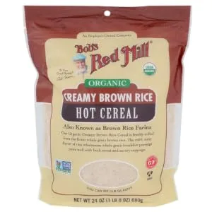 Bob's Red Mill Organic Creamy Brown Rice Hot Cereal 24 oz (680 g) - product information 2