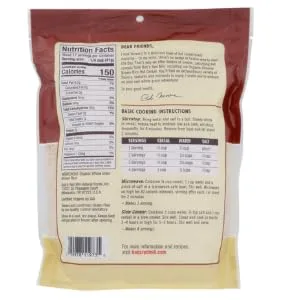 Bob's Red Mill Organic Creamy Brown Rice Hot Cereal 24 oz (680 g) - product information 3