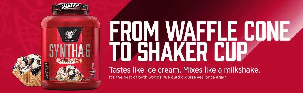 BSN Syntha-6 Cold Stone Creamery Germanchokolatekake 4.56 lb (2.07 kg) - Waffle
