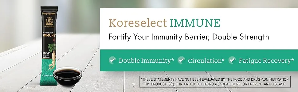 Cheong Kwan Jang Koreselect Immune 10 Sticks 0.34 fl oz (10 ml) Each - koreselect immune dietary supplement