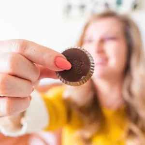 ChocZero Dark Chocolate Peanut Butter Cups 3 oz - Sugar Free Peanut Butter Cups