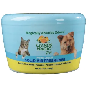 Citrus Magic Pet Solid Air Freshener Pure Linen 20 oz (566 g) - unspecified