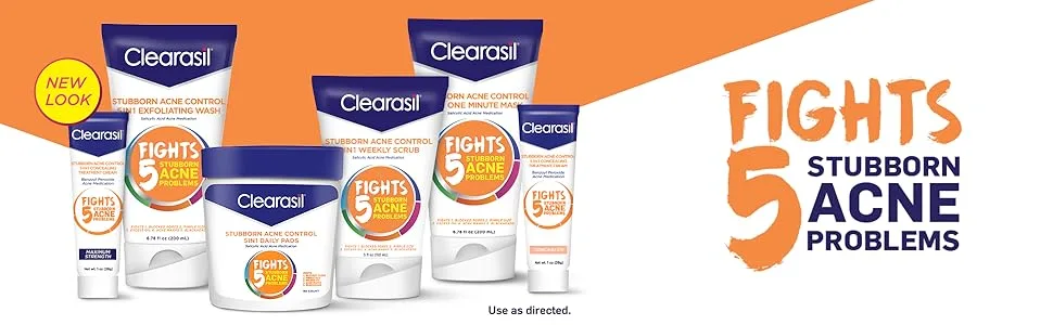 Clearasil Stubborn Acne Control 5-in-1 Concealing Treatment Cream 1 oz (28 g) - product information 1