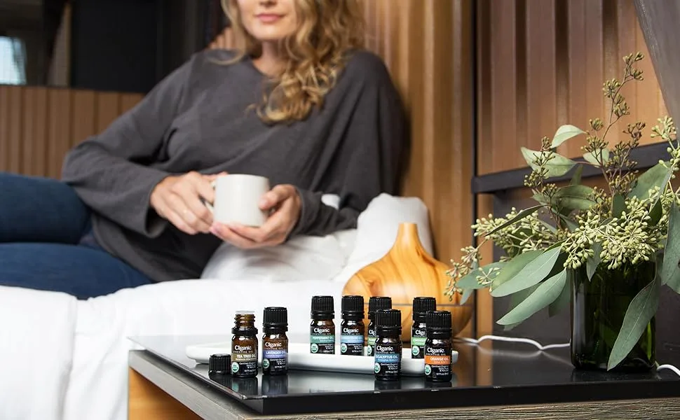 Cliganic Essential Oils Aromatherapy Set 4 Piece Set - Cliganic Essential Oils