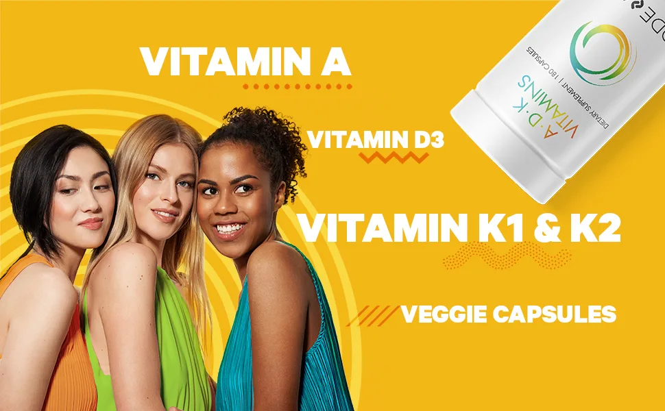 CodeAge Vitamins A.D.K Vitamins 180 Capsules - Codeage - ADK Vitamins High Potency