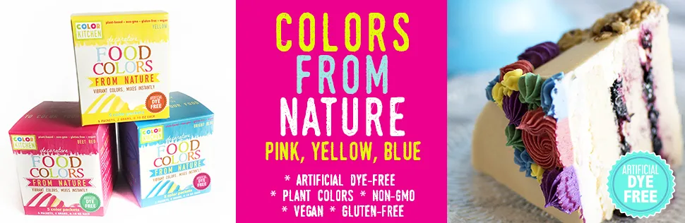 ColorKitchen Decorative Food Colors From Nature Blue 1 Color Packet 0.088 oz (2.5 g) - product information 1