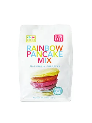 ColorKitchen Rainbow Pancake Mix 16.14 oz (457.5 g) - natural color rainbow sprinkles cupcake cake decorating
