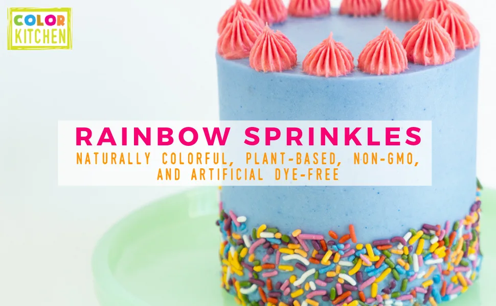 ColorKitchen Rainbow Sprinkles From Nature Rainbow Sprinkles 1.25 oz (35.44 g) - ColorKitchen Rainbow Sprinkles