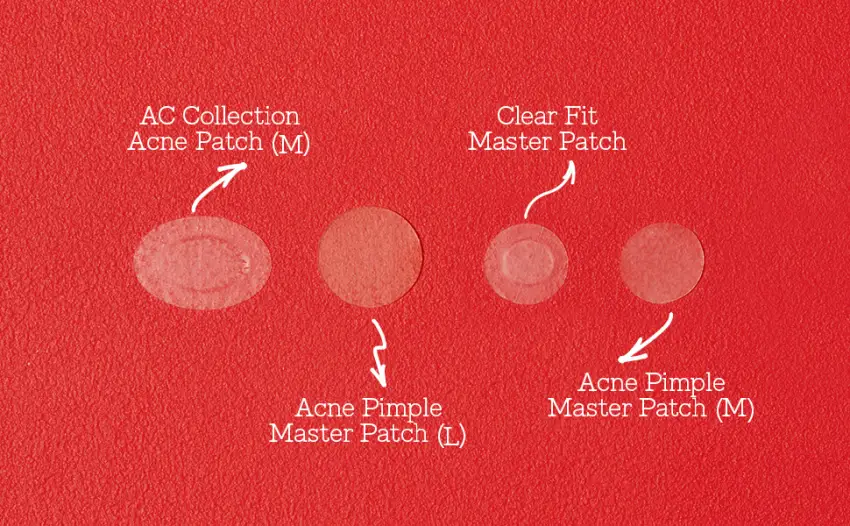 Cosrx AC Collection Acne Patch 26 Patches - COSRX ACNE PATCHES COMPARISON