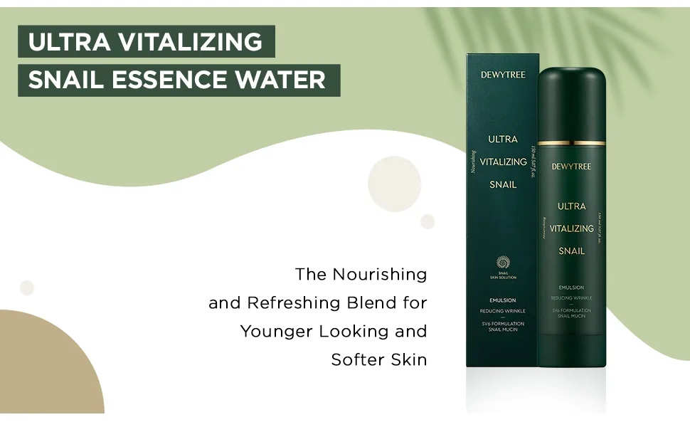 Dewytree Ultra Vitalizing Snail Essence Water 5.07 fl oz (150 ml) - product information 1
