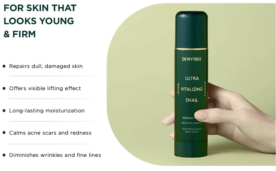 Dewytree Ultra Vitalizing Snail Essence Water 5.07 fl oz (150 ml) - product information 5