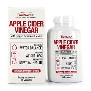 DietWorks Apple Cider Vinegar 90 Capsules - diet pills that work fast for women golo release diet pills weight loss pills lose weight fast for w