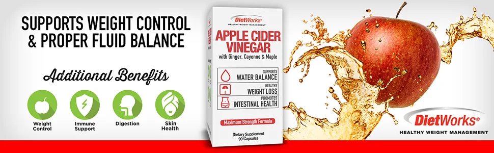 DietWorks Apple Cider Vinegar 90 Capsules - dietworks apple cider vinegar apple cider vinegar gummies keto pills apple cider vinegar appetite