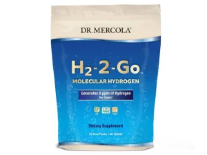 Dr. Mercola H2 Molecular Hydrogen 30 Tablets - H2-2-Go Packets
