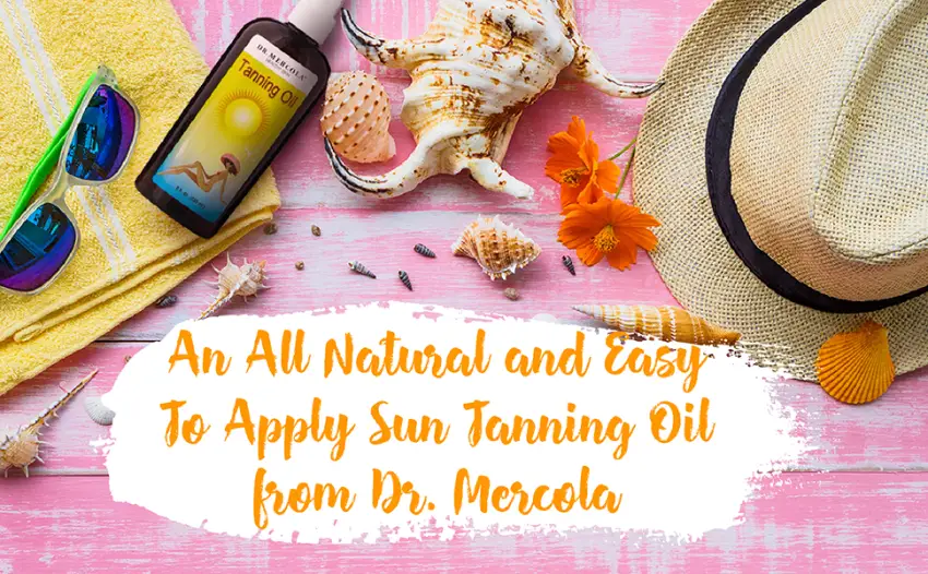 Dr. Mercola Tanning Oil 8 fl oz (236 ml) - sun tanning oil