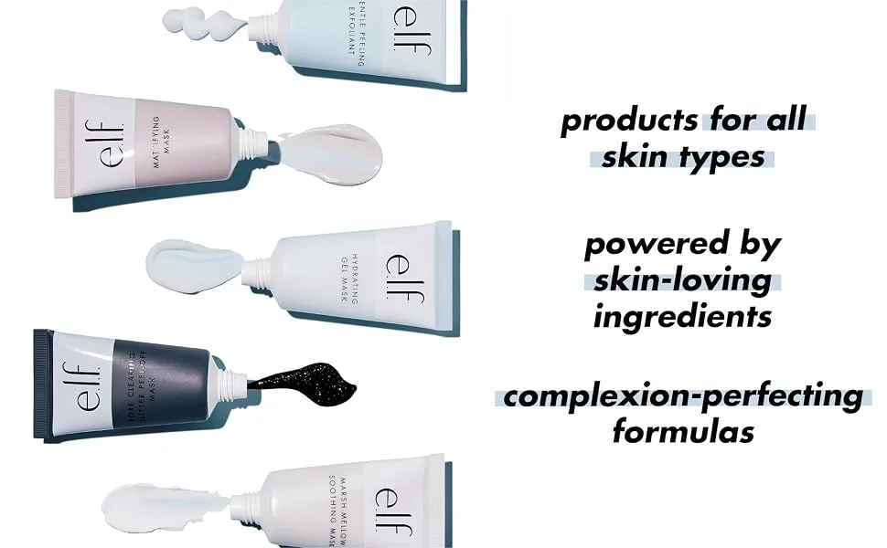 E.L.F. Charcoal Hydrogel Under Eye Masks 3 Piece Set - mask