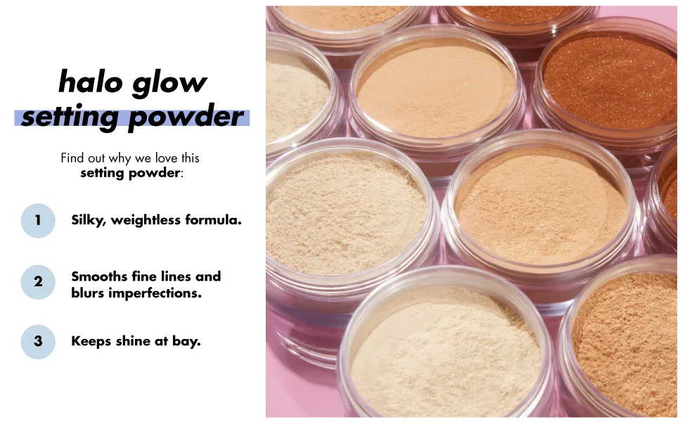 E.L.F. Halo Glow Setting Powder Medium 0.24 oz (6.8 g) - product information 2