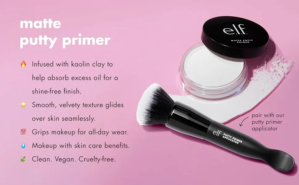 E.L.F. Matte Putty Primer Universal Sheer 0.74 oz (21 g) - matte putty primer