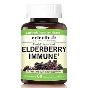 Eclectic Institute Fresh Freeze-Dried Elderberry Immune 475 mg 90 Caps - product information 2