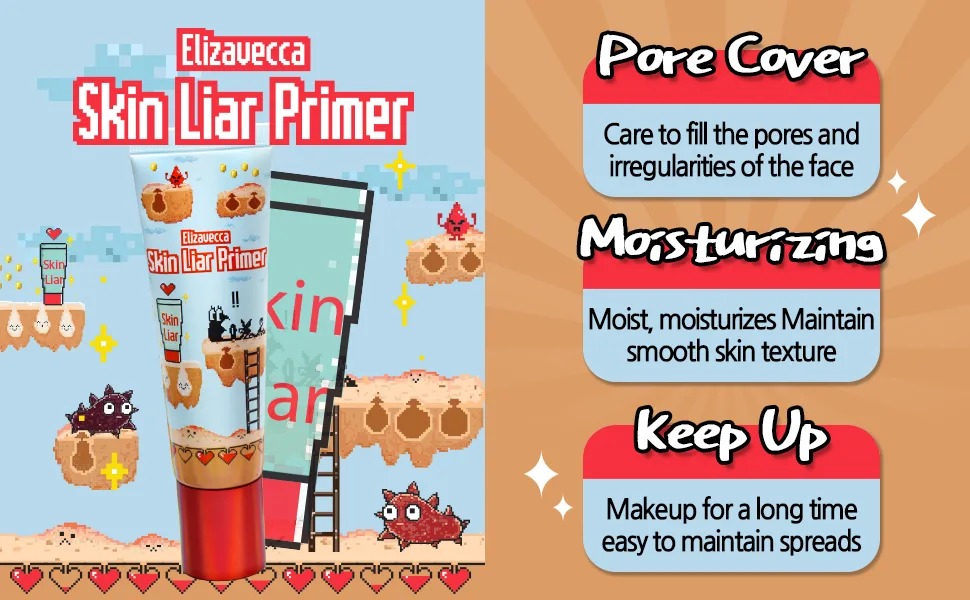 Elizavecca Skin Liar Primer 1.01 fl oz (30 ml) - skin liar primer