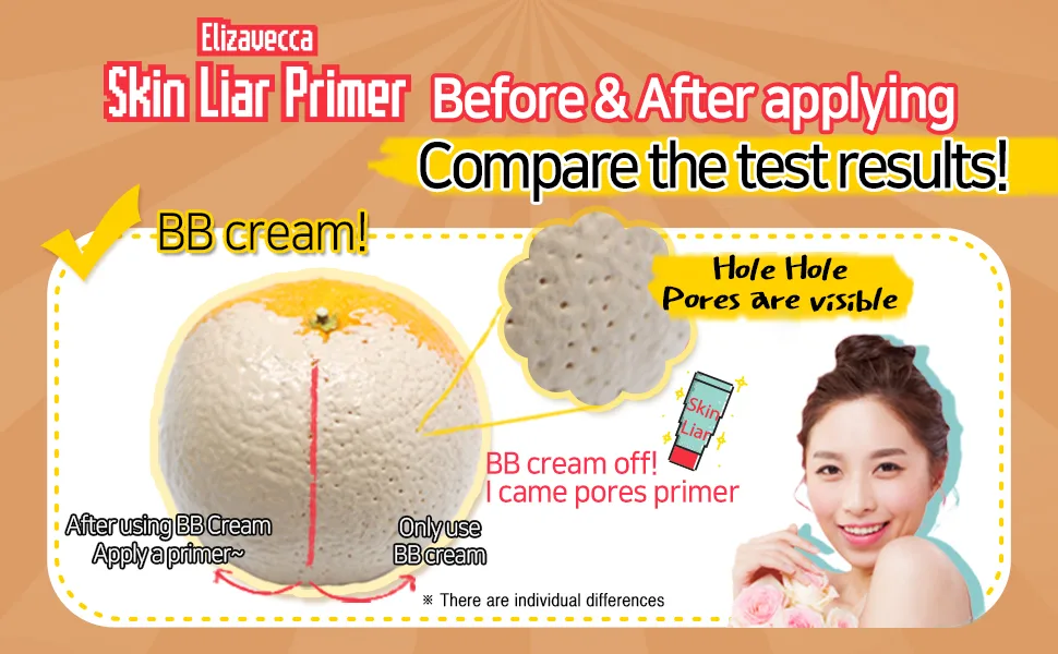 Elizavecca Skin Liar Primer 1.01 fl oz (30 ml) - skin liar primer