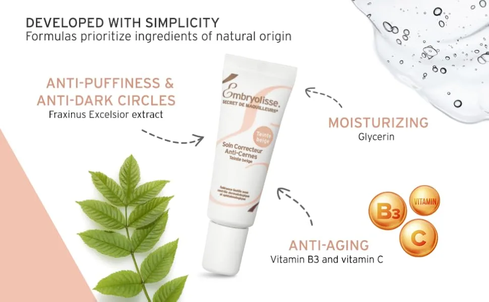 Embryolisse Concealer Correcting Care Beige Shade 0.27 fl oz (8 ml) - Developed with Simplicity
