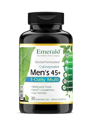 Emerald Laboratories Men's 45+ 1-Daily Multi 30 Vegetable Caps - Emerald Laboratories Men