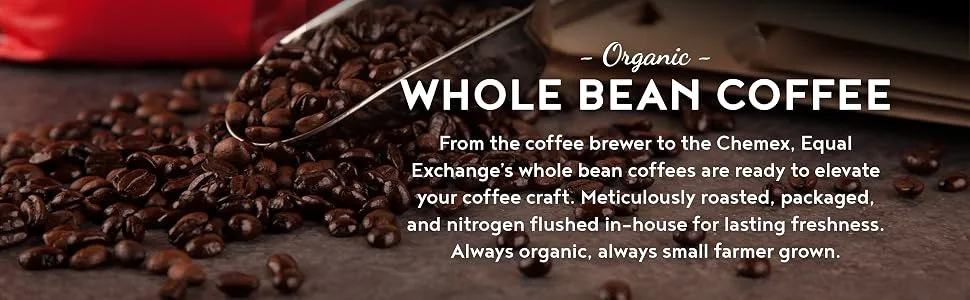 Equal Exchange Organic Coffee Love Buzz Whole Bean  12 oz (340 g) - whole bean