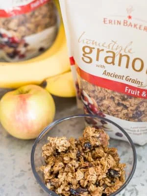 Erin Baker's Homestyle Granola with Ancient Grains Double Chocolate Chunk 12 oz (340 g) - Granola parfait