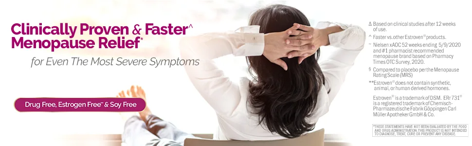 Estroven Complete Menopause Relief 28 Vegetarian Caplets - Estroven Complete