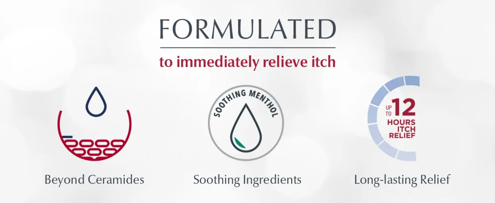 Eucerin Itch Relief Intensive Calming Lotion  8.4 fl oz (250 ml) - formulated to immediately relieve itch, itchy skin, dry skin, itch relief, body lotion